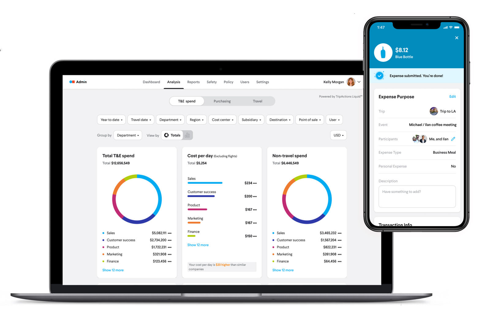 TripActions adds expense management to Liquid platform